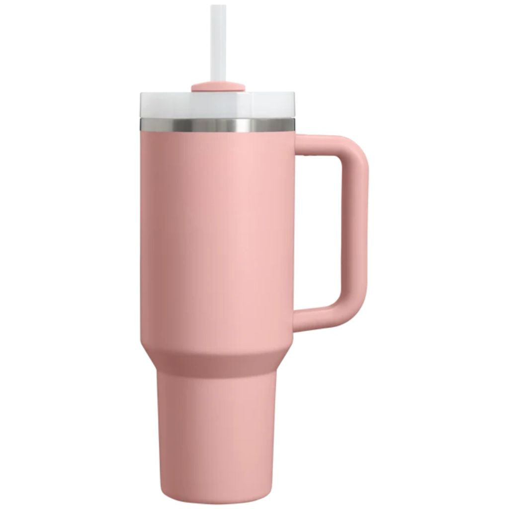 Insulated Stainless Steel Travel Tumbler Handle Straw Lid