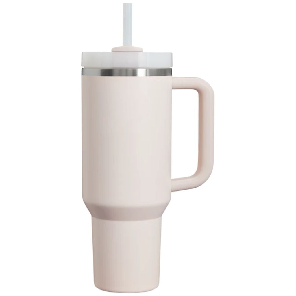 Insulated Stainless Steel Travel Tumbler Handle Straw Lid
