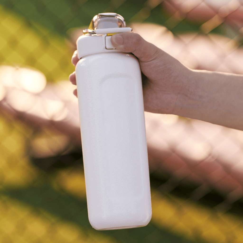 24oz Insulated Water Bottles with Push-Button Flip Top & Carry Loop