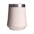 Insulated Stainless Steel Cup with Splash-Proof Slider Lid - Rose